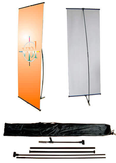 L-Banner Promocional Display Stand 1