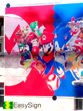 Impressão Digital em Adesivo Transparente